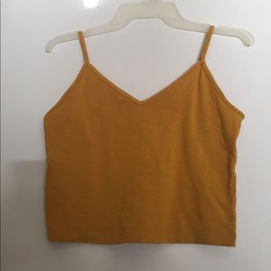 Mustard yellow tank top